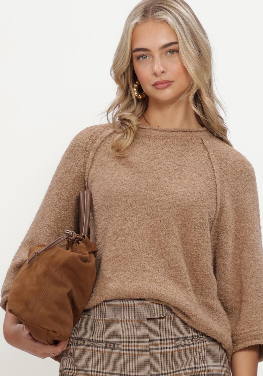 Camel SIMPLE Trui KNIT-KARM-BOU-26-3 - large