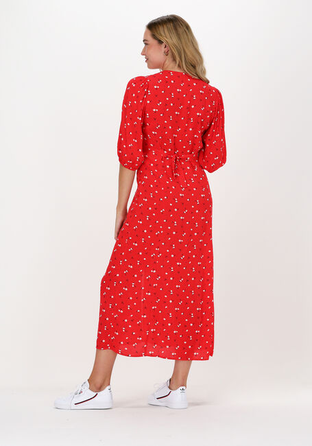 Rode ENVII Midi jurk ENMONIQUE DRESS AOP 6696 - large