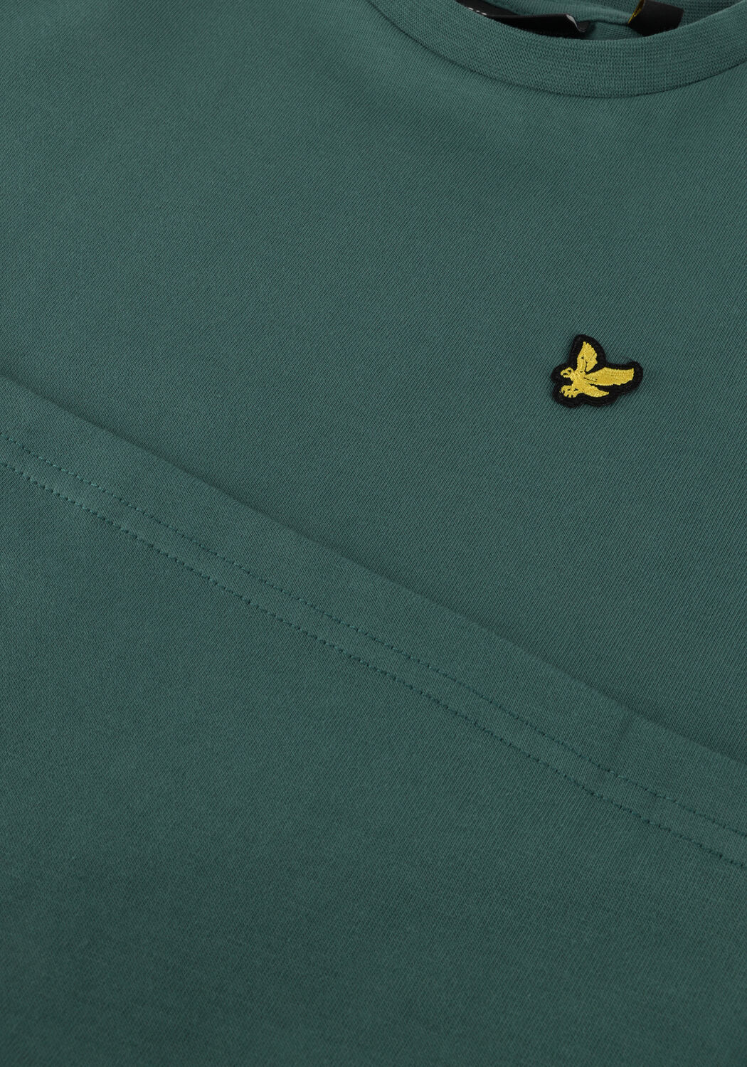 Donkergroene LYLE & SCOTT T-shirt PLAIN T-SHIRT - large