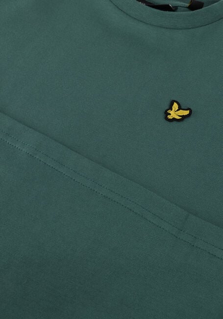 Donkergroene LYLE & SCOTT T-shirt PLAIN T-SHIRT - large