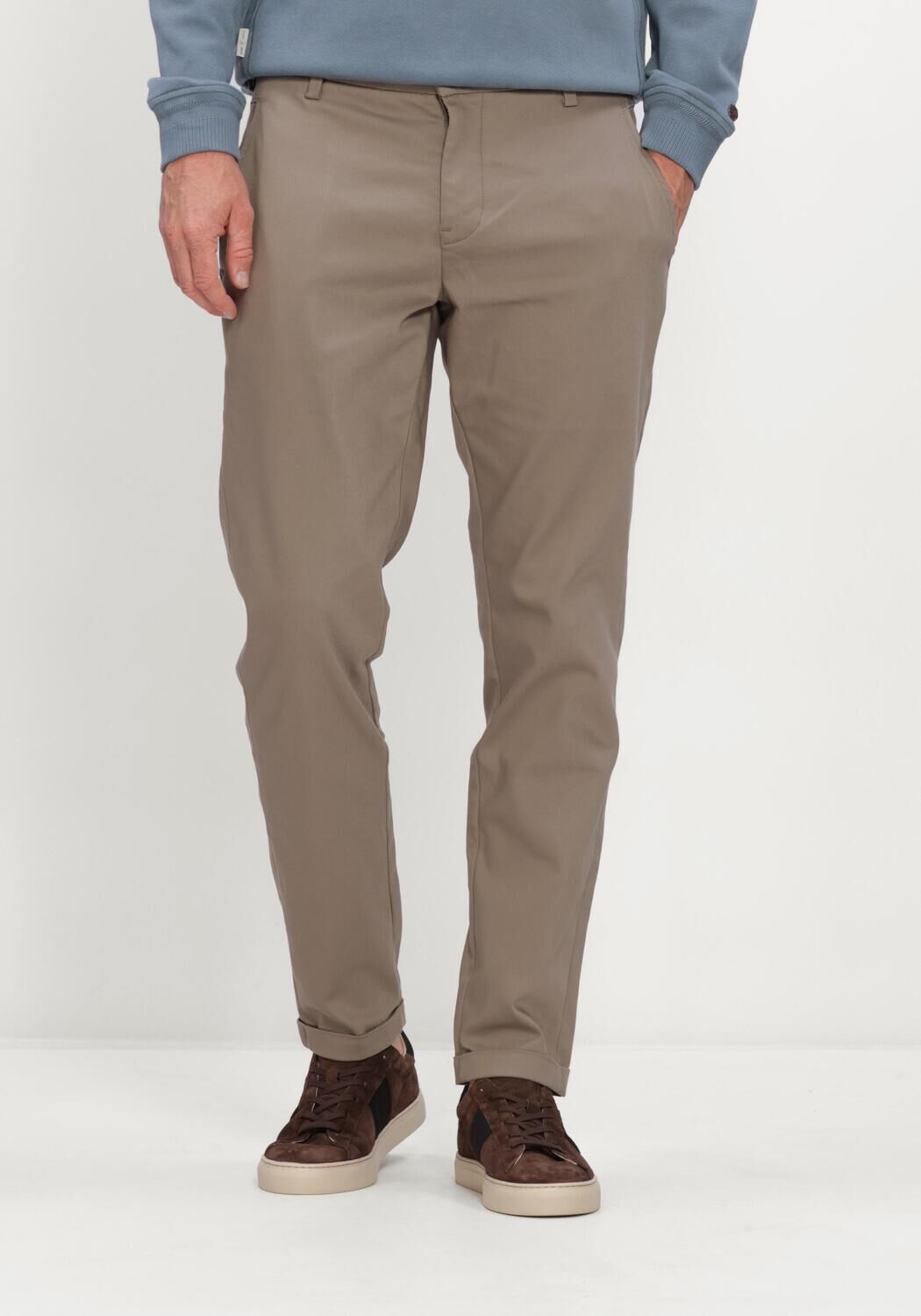 Zand CAST IRON Lange broeken CYLAS TAPERED CHINO MEGDA POWER - large