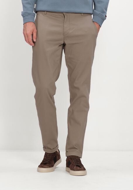 Zand CAST IRON Lange broeken CYLAS TAPERED CHINO MEGDA POWER - large