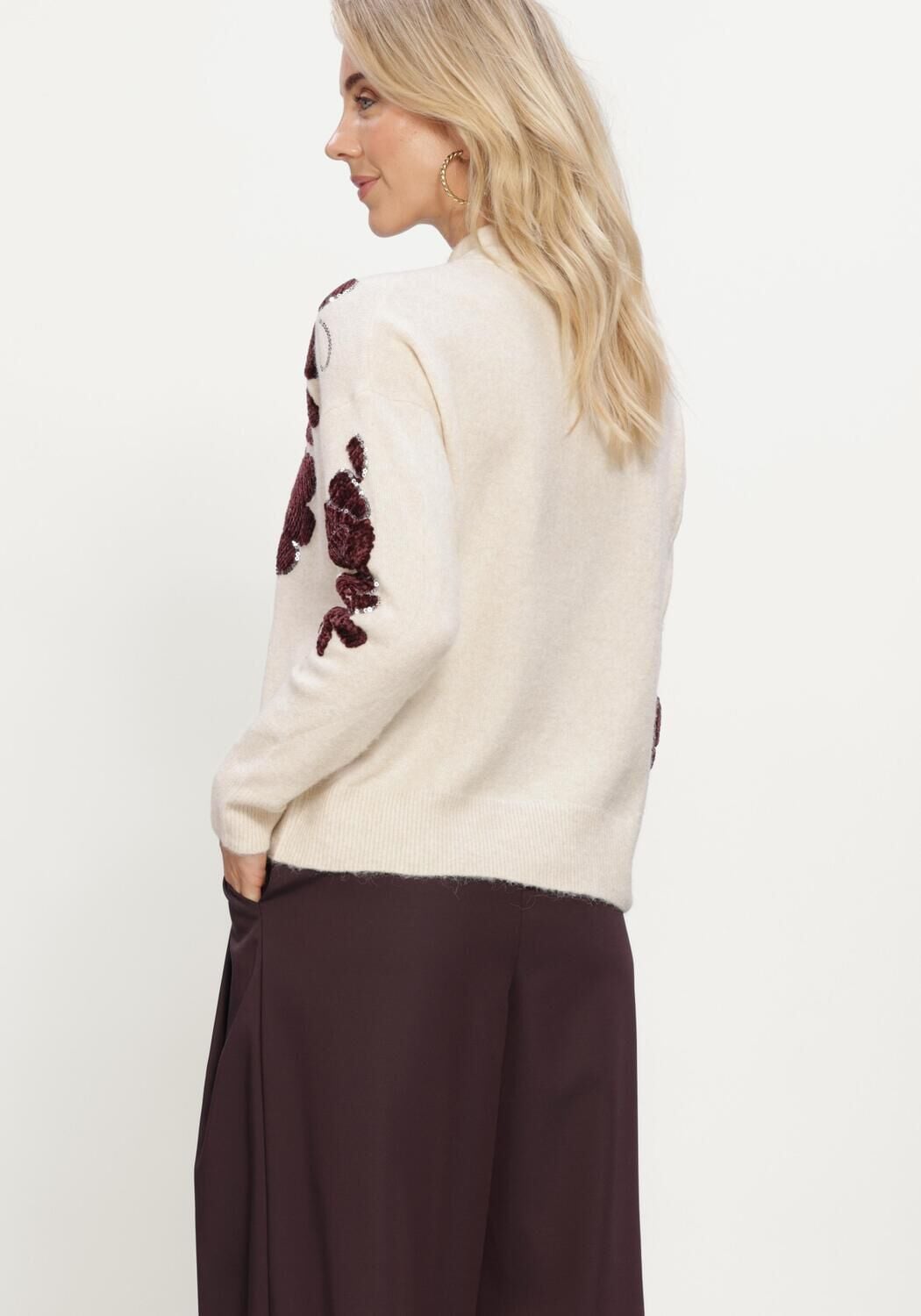 CAROLINE BISS Dames Truien & Vesten 4283 Ecru