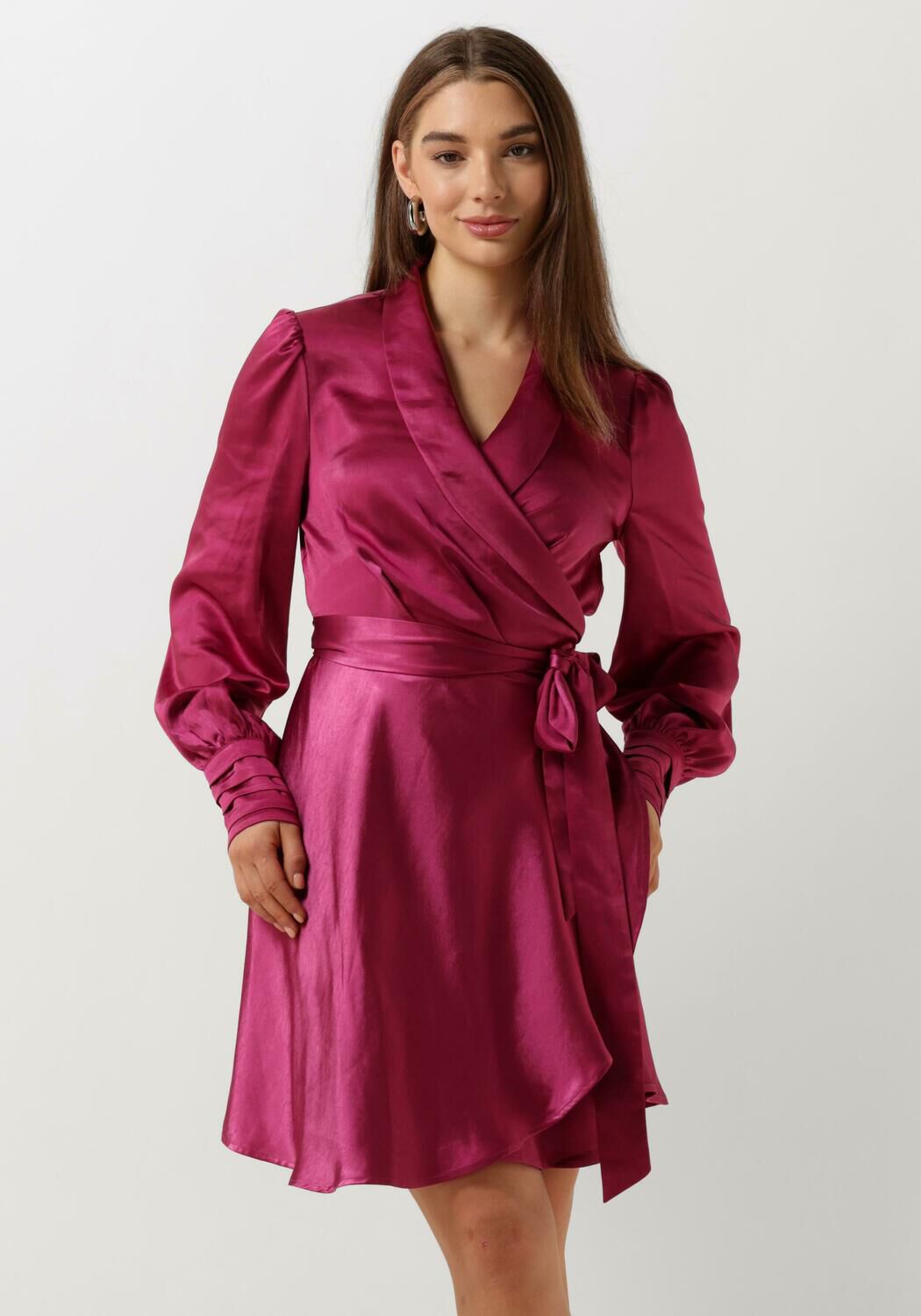 Notre-v Dames Jurken Nv-doris Satin Dress Pink Dames