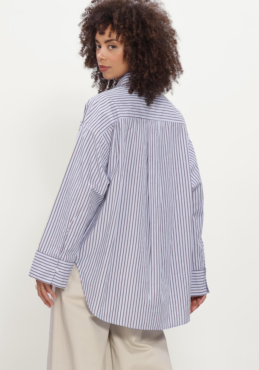 Lichtblauwe BOII STUDIOS Top FIE SHIRT - large