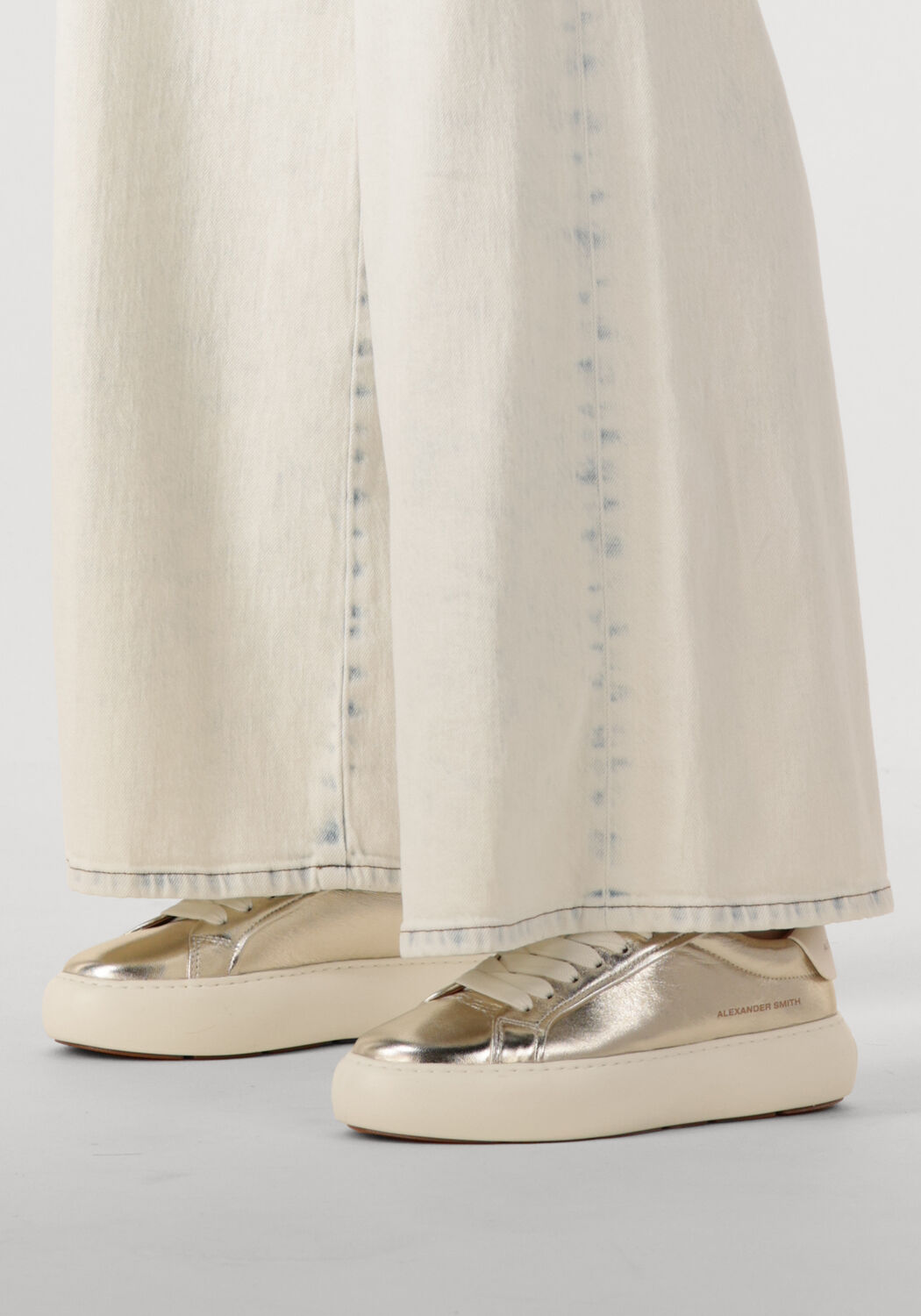 Gouden ALEXANDER SMITH Lage sneakers 3565 - large