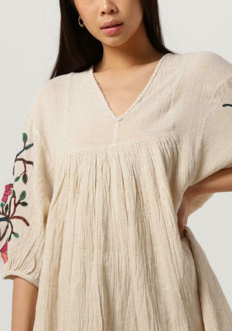 Zand BY-BAR Mini jurk PHILOU EMBROIDERY DRESS - large