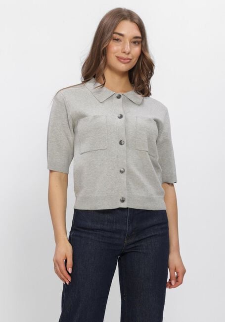 Grijze MY ESSENTIAL WARDROBE Vest MWSTINO KNIT CARDIGAN - large