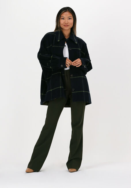 Blauwe SCOTCH & SODA Jack PADDED CHECKED WOOL-BLEND SHIR Blauwe SCOTCH & SODA Jack PADDED CHECKED WOOL-BLEND SHIR - large