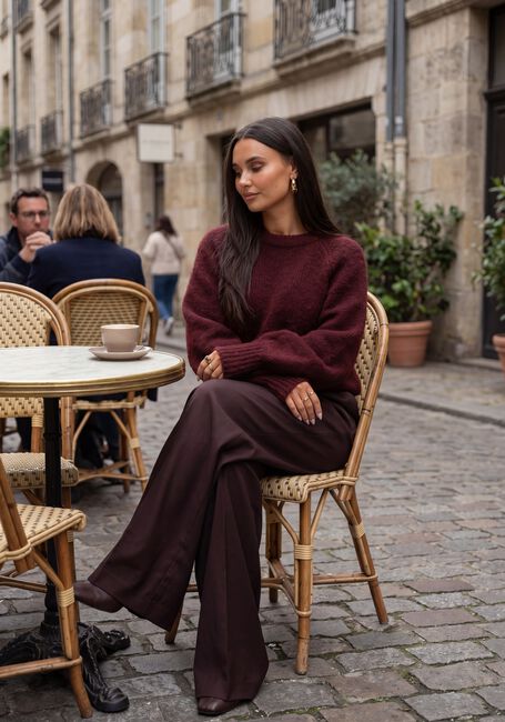 Bordeaux BY-BAR Trui LUCIA PULLOVER - large