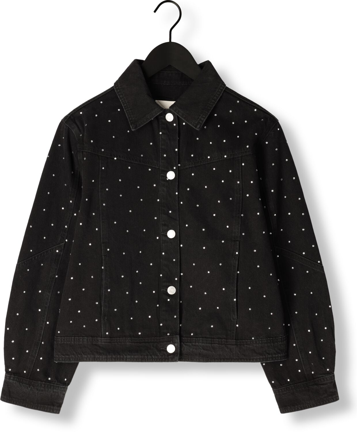Y.A.S. Dames Jassen Yasrista Ls Denim Shacket Donkergrijs