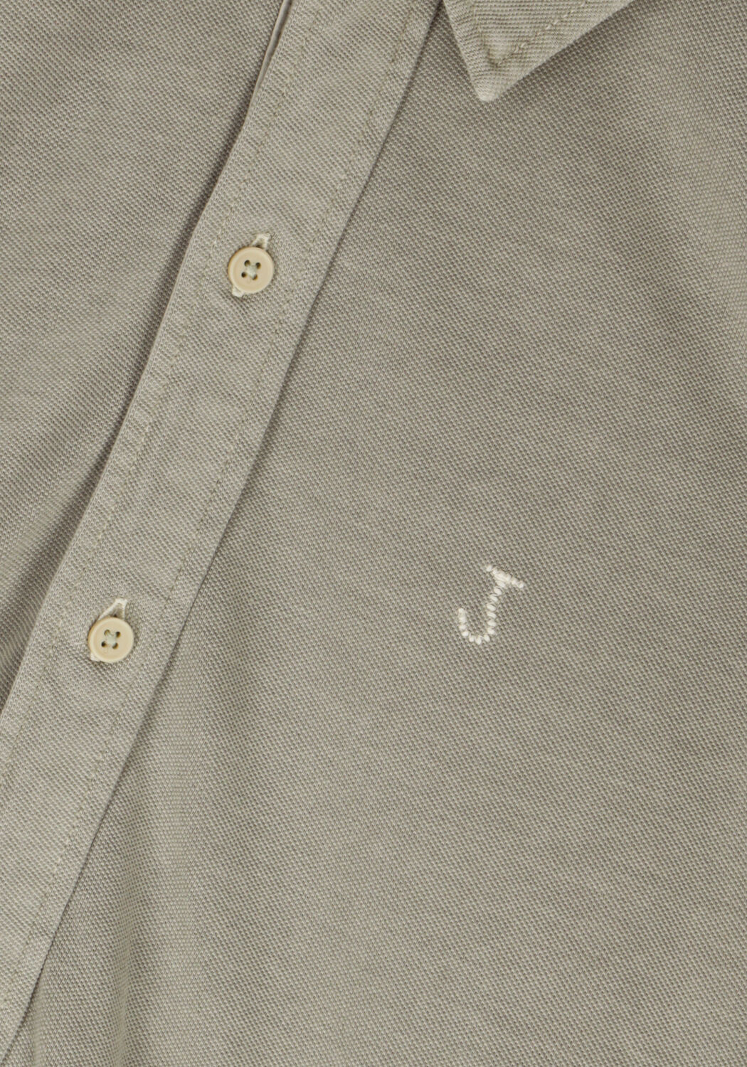 Groene BUTCHER OF BLUE Overshirt ROBBINS CLEAN PIQUE SHIRT - large