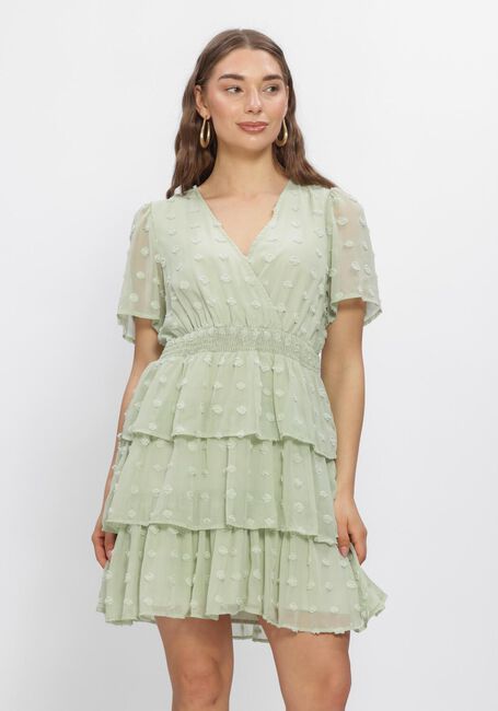Groene Y.A.S. Jurken YASDOTTIE SS DRESS - large
