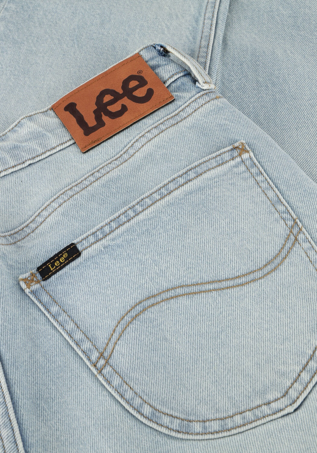 Lichtblauwe LEE Straight leg jeans CAROL LIGHT RAINFALL - large