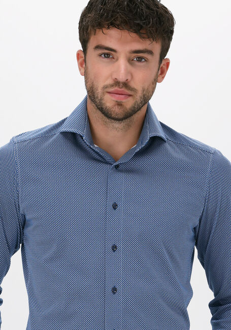 Blauwe PORTO MILANO Casual overhemd FARO - large