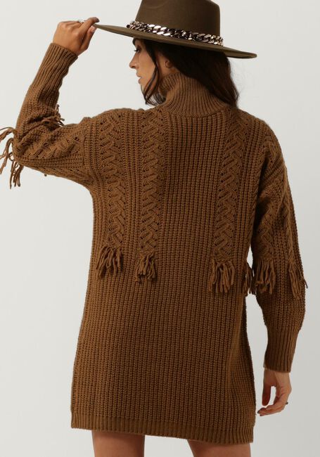 Khaki VANESSA BRUNO Mini jurk VERENICE DRESS - large