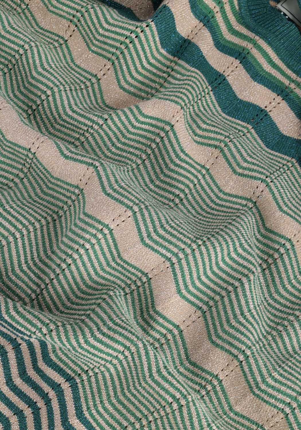 Groene NEO NOIR Trui DARY STRIPE KNIT BLOUSE - large
