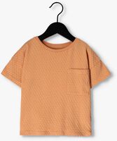 Beige LÖTIEKIDS T-shirt TEXTURED SHORT TSHIRT - medium
