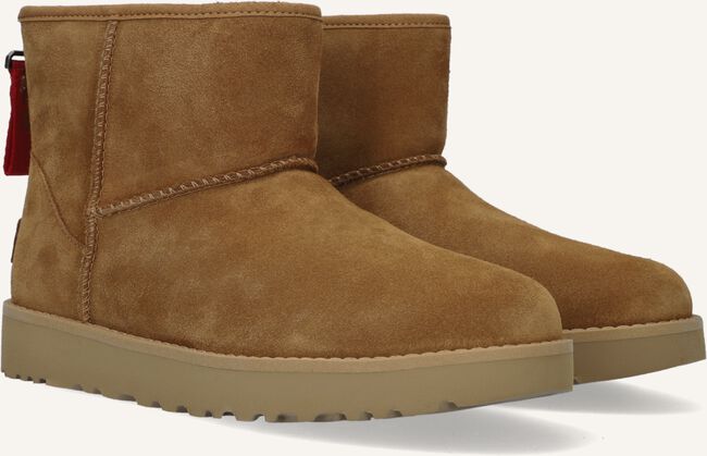 Camel UGG Vachtlaarzen W CLASSIC MINI LOGO ZIP Camel UGG Vachtlaarzen W CLASSIC MINI LOGO ZIP - large