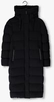 Zwarte BEAUMONT Gewatteerde jas BI-STRETCH LONG COAT