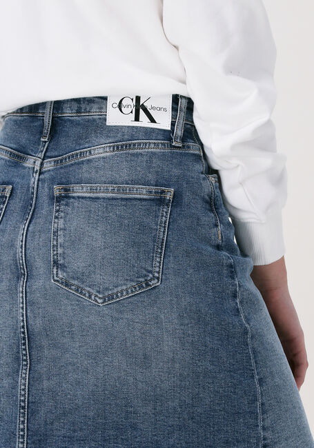 Blauwe CALVIN KLEIN Minirok HR A-LINE MINI SKIRT - large