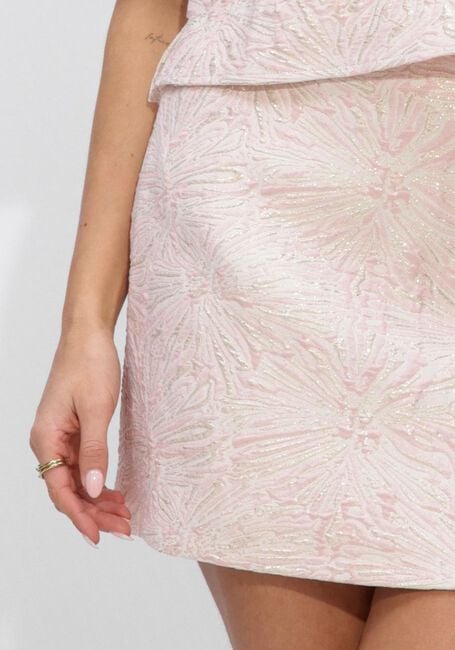 Lichtroze NOTRE-V Minirok NV-HENDRINA BROCADE SKIRT - large