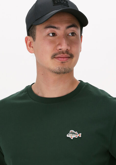 Donkergroene FOR&Eacute;T T-shirt FISH - large