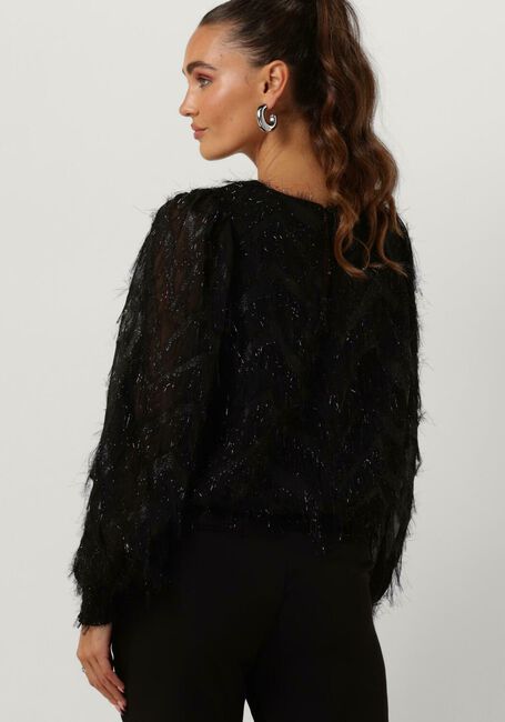 Zwarte SUMMUM Blouses TOP FLUFFY - large