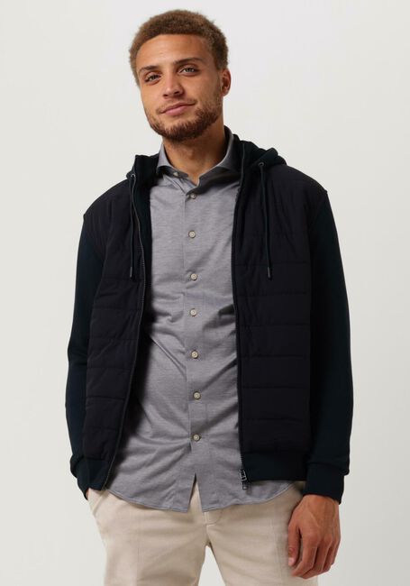 Blauwe PROFUOMO Jack SWEATER JACKET - large