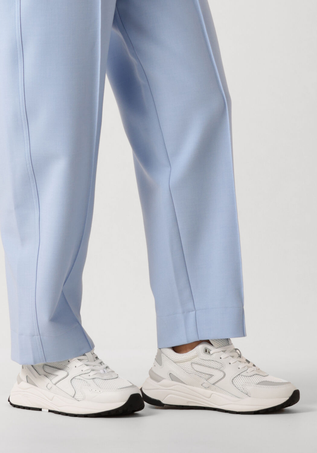 Witte HUB Lage sneakers GRID-W - large