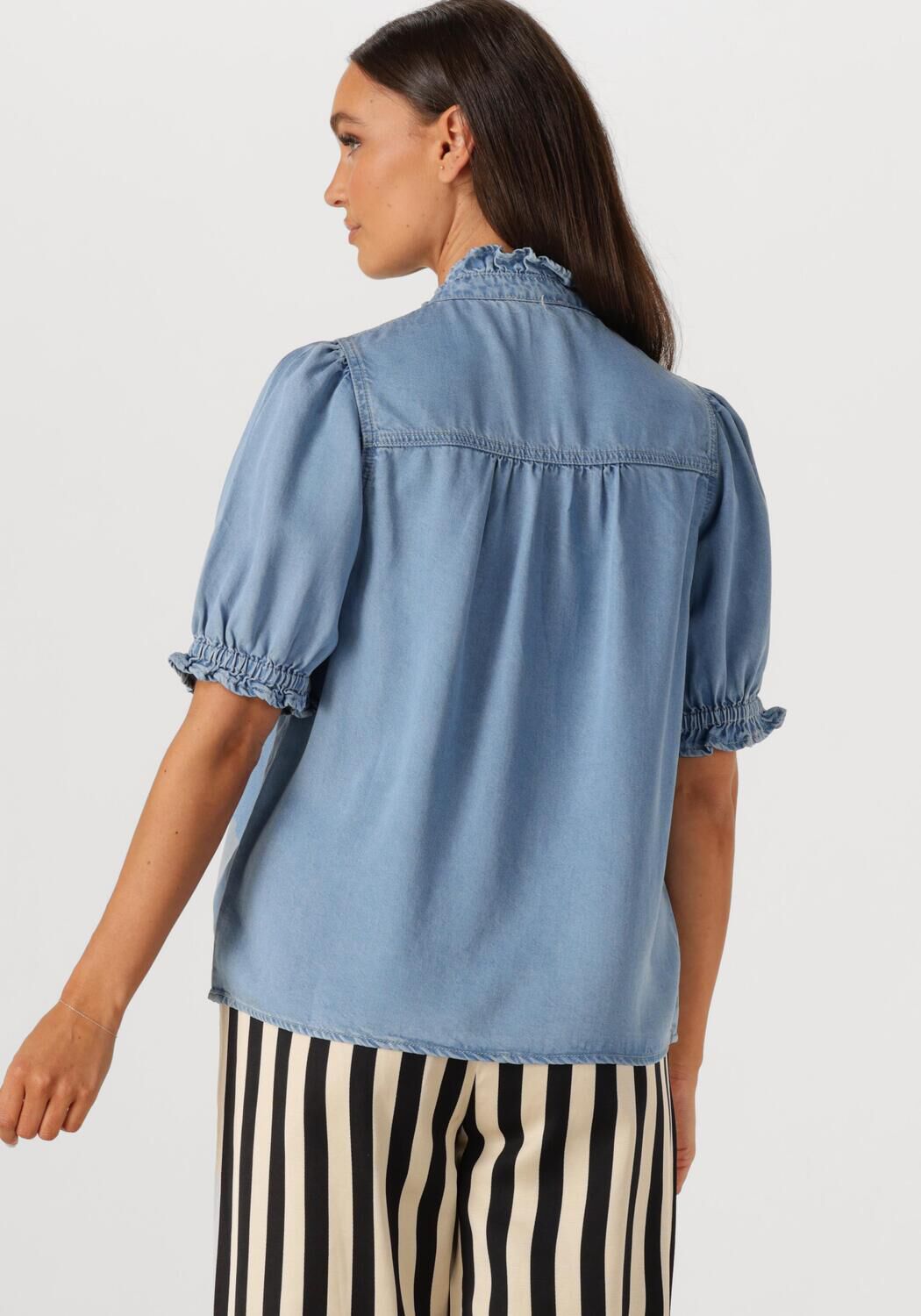 SUNCOO Dames Blouses Louise Blauw