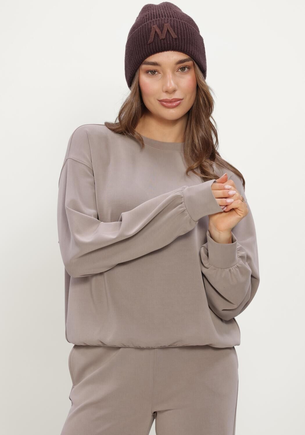 Taupe MOSCOW Sweater 66-04-VIOLETTA - large