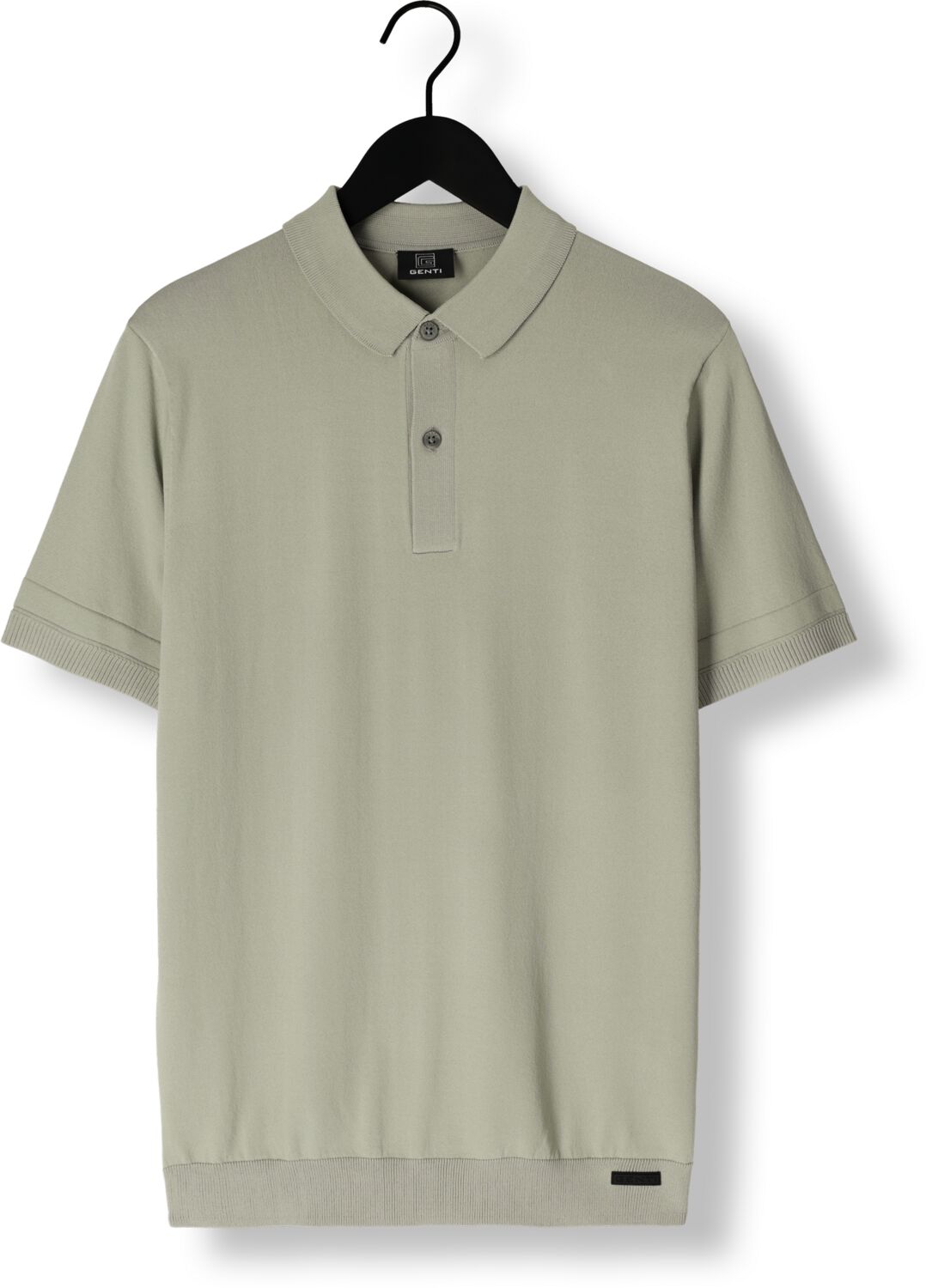 GENTI Heren Polo's & T-shirts Polo Button Ss K2046-1260 Groen