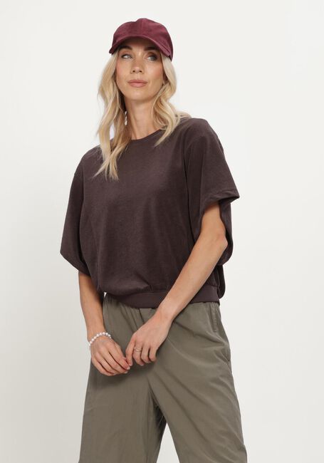 Bruine BY-BAR Top NUKI SLUB TOP - large