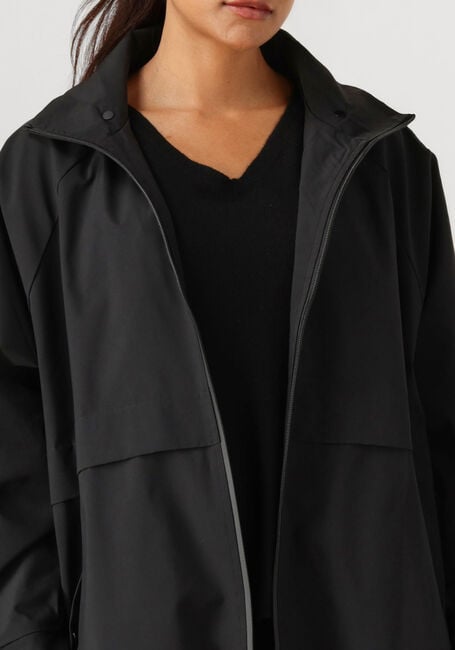 Zwarte DEBLON SPORTS Regenjas ROMY RAINCOAT - large