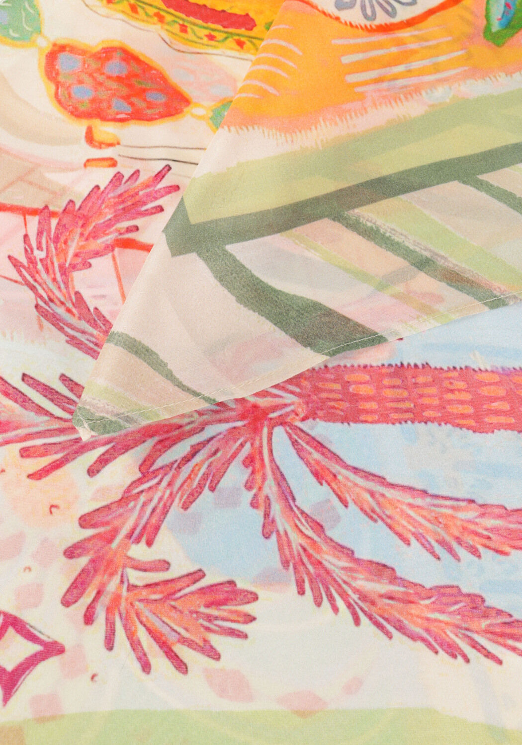 Groene MOMENT IN MAY. Sjaal BAY - large