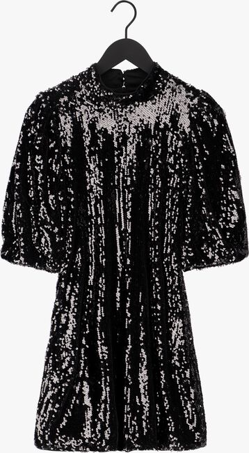Zwarte Y.A.S. Mini jurk YASEVELYNN 2/4 SEQUIN DRESS - large