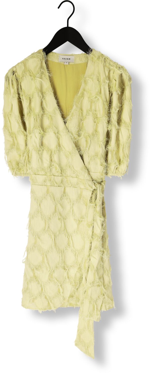 AAIKO Dames Jurken Florica Fringe Pes 482 Khaki