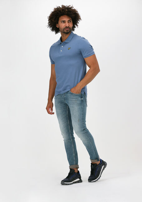 Blauwe LYLE & SCOTT Polo PLAIN POLO SHIRT - large