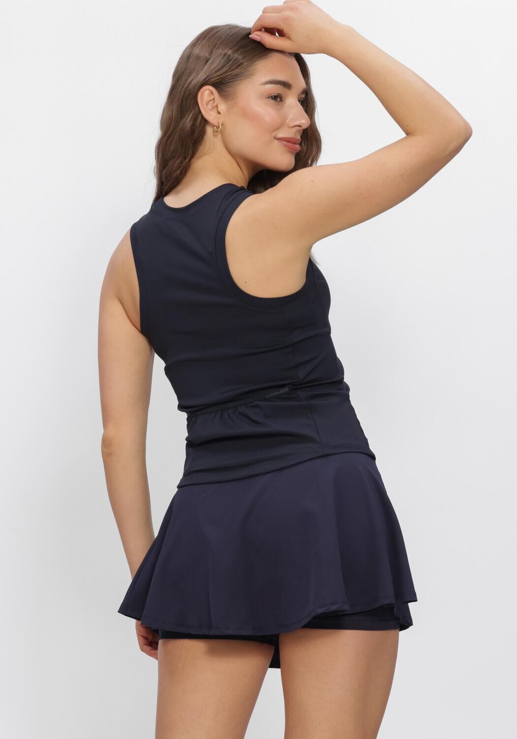 Donkerblauwe BJORN BORG Sporttops ACE POCKET RIBBED TANK TOP - large