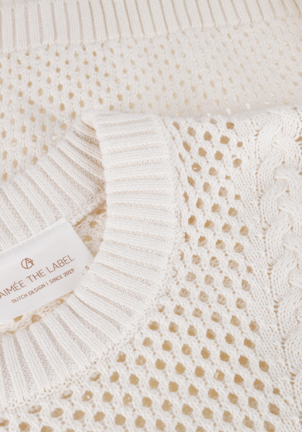 Gebroken wit AIMEE THE LABEL Top KYARAP - large