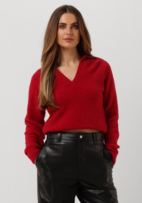 Rode VANILIA Trui PROSECCO V DOLLAR KNIT - large