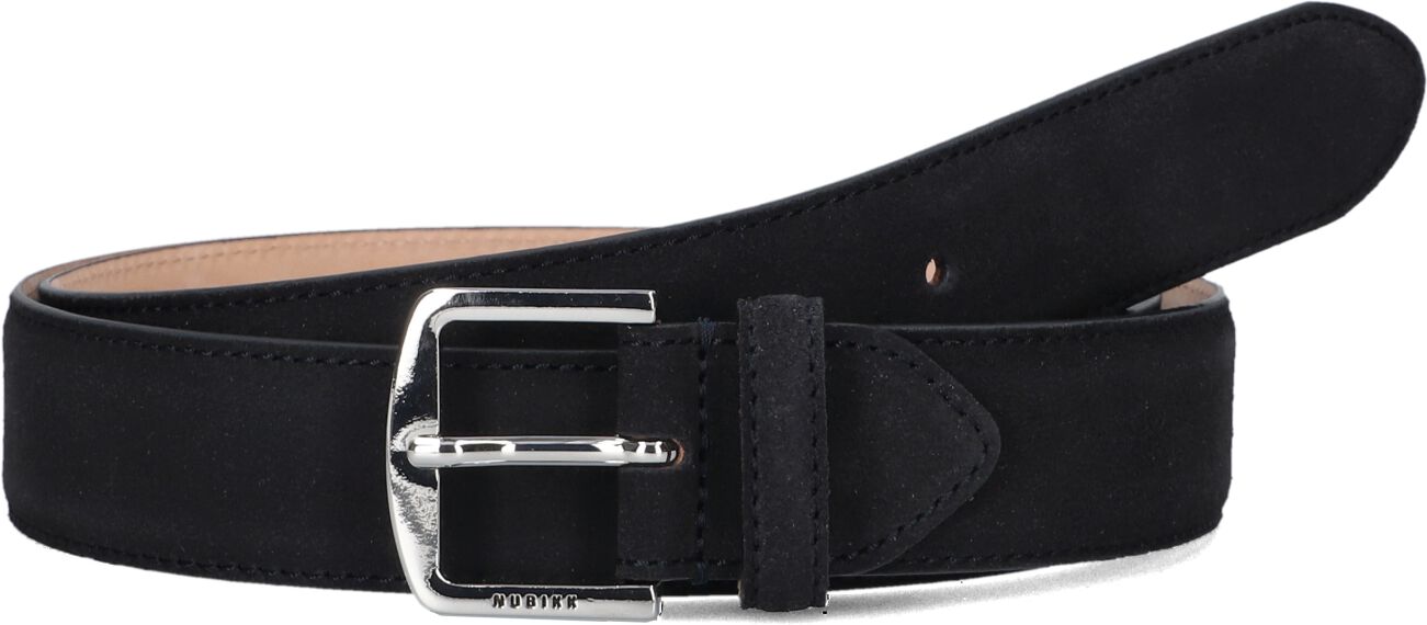 Nubikk James Riem in Donkerblauw Suède Blue Heren