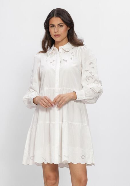 Witte Y.A.S. Mini jurk YASZIMIA LS SHIRT DRESS - large