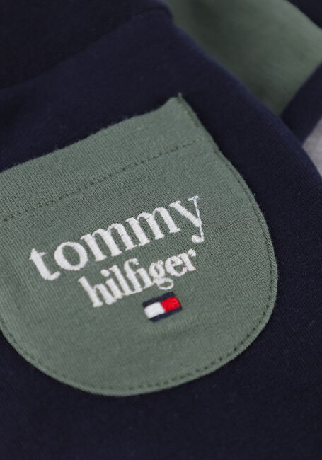 Groene TOMMY HILFIGER  BABY LOGO COLORBLOCK CREWNECK - large