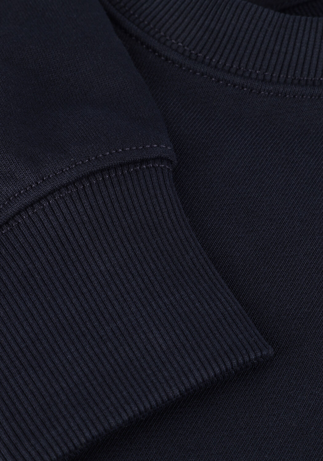 Donkerblauwe TOMMY HILFIGER Trui ESSENTIAL TERRY CREWNECK - large