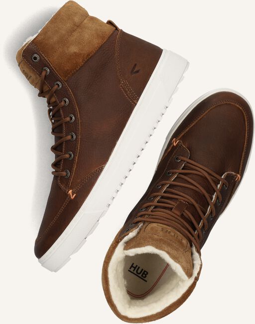 Cognac HUB Hoge sneakers DUBLIN 2.0 Cognac HUB Hoge sneakers DUBLIN 2.0 - large