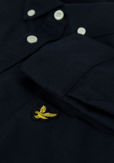 Donkerblauwe LYLE & SCOTT Casual overhemd OXFORD SHIRT - large