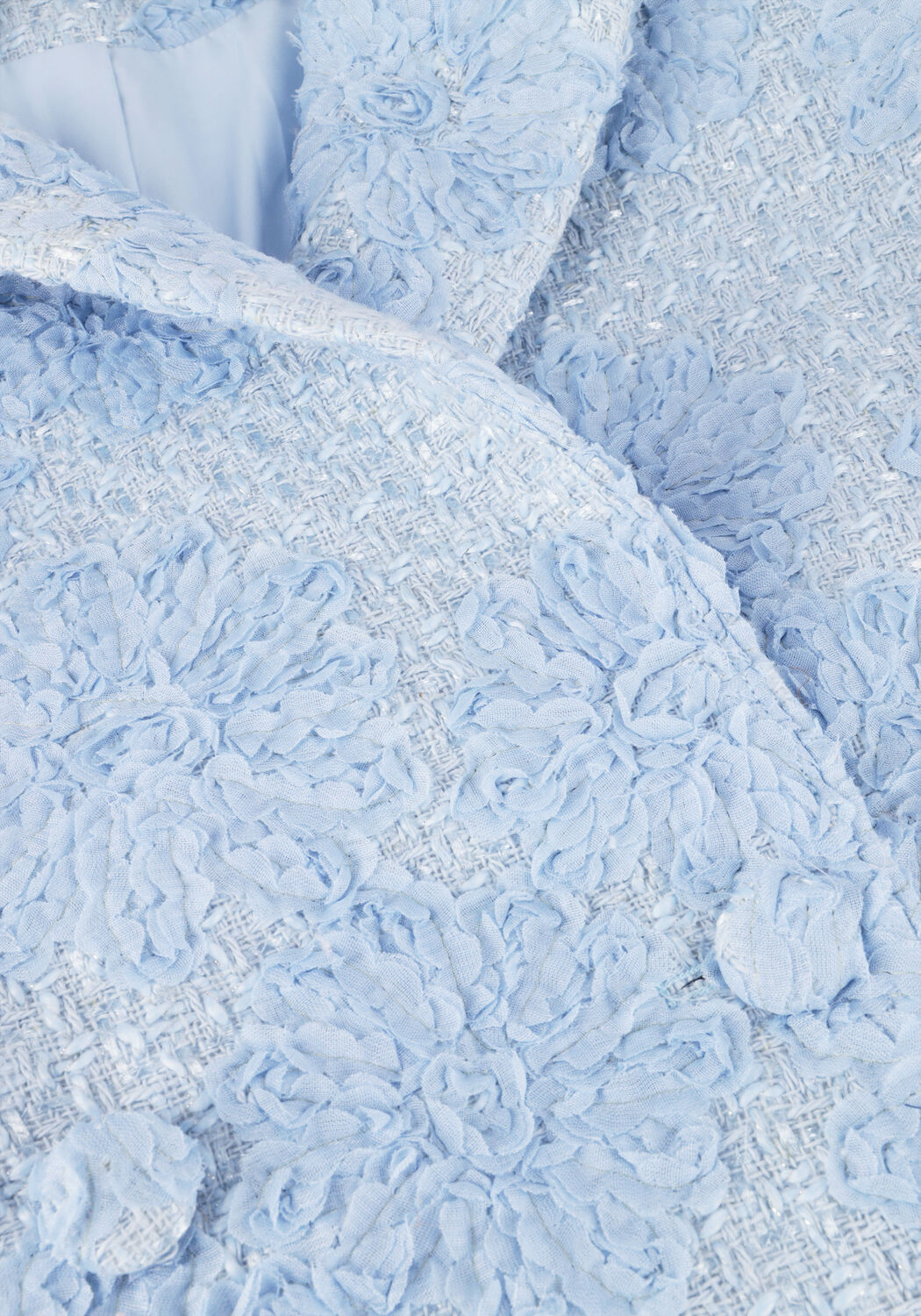 Lichtblauwe NOTRE-V Mini jurk NV-FALLON - large