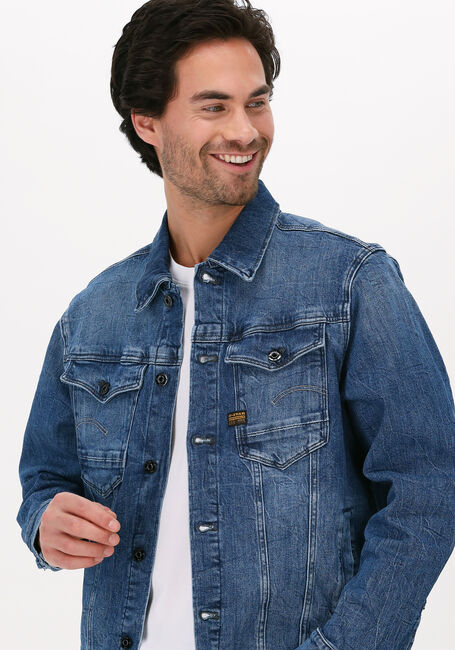 Blauwe G-STAR RAW Spijkerjas ARC 3D JACKET - large
